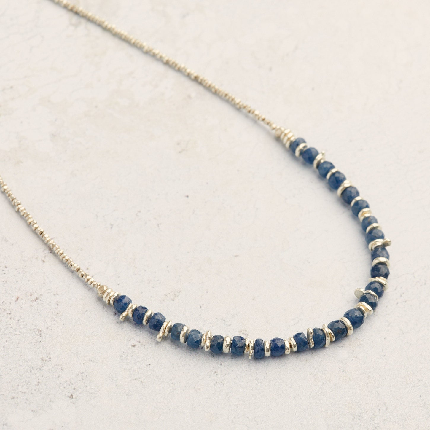 Celestial Blue Sapphire Necklace